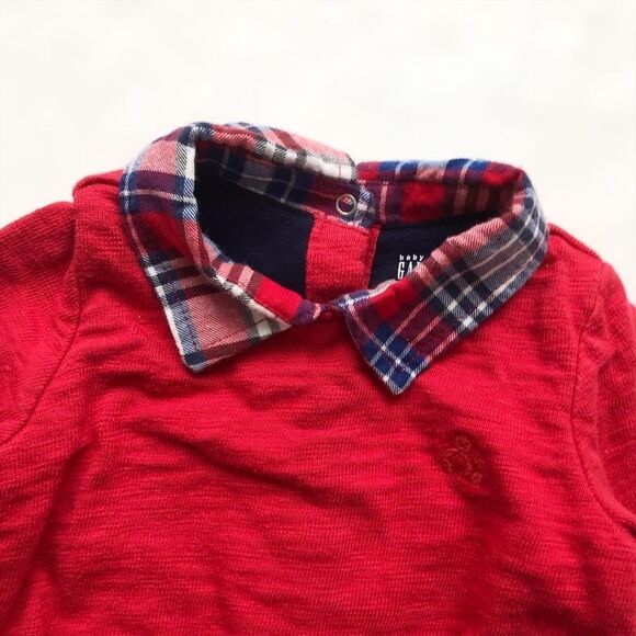 BABygap sweatshirt jumpsuit EUC 6-12 months - Picture 2 of 6